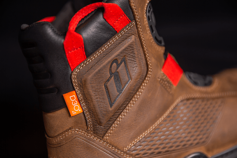 ICON 3403-1166 Stormhawk Boots - Brown - Size 10 — image 8 of 10