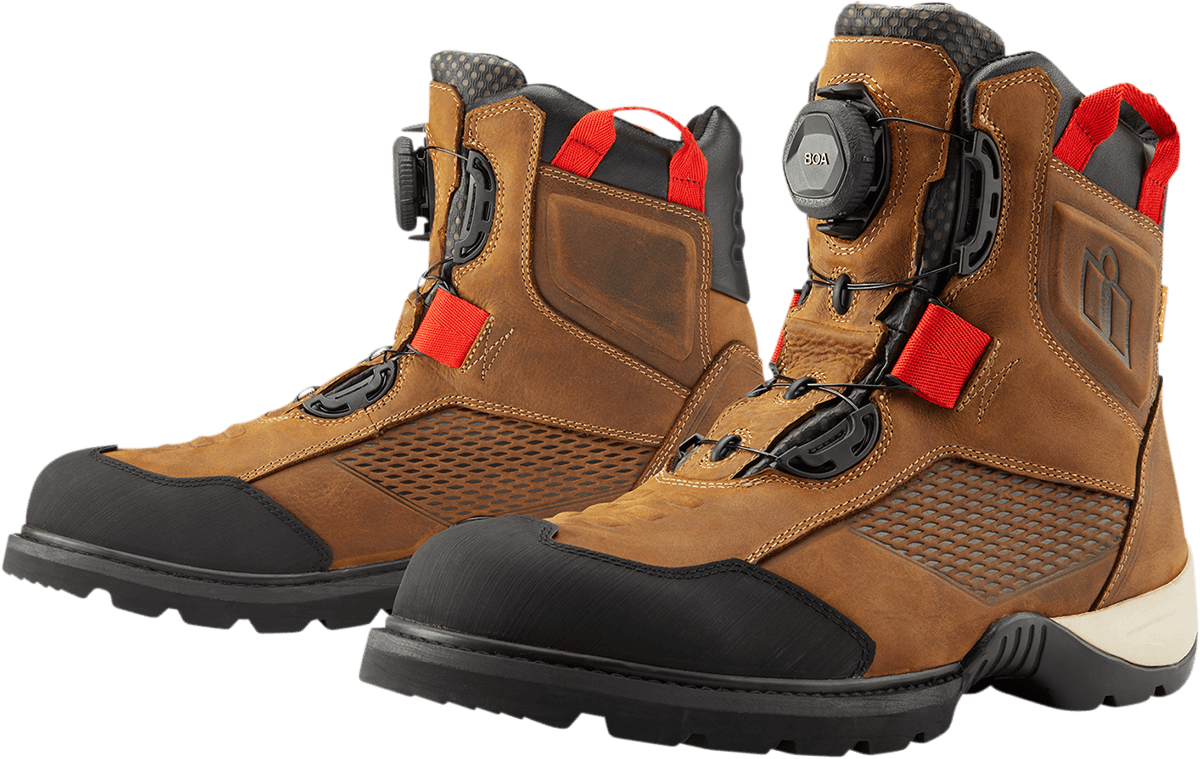 ICON 3403-1169 Stormhawk Boots - Brown - Size 11.5