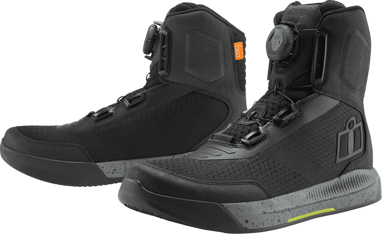 ICON 3403-1256 Overlord™ Vented Boots - Black - US 7 / EU 39