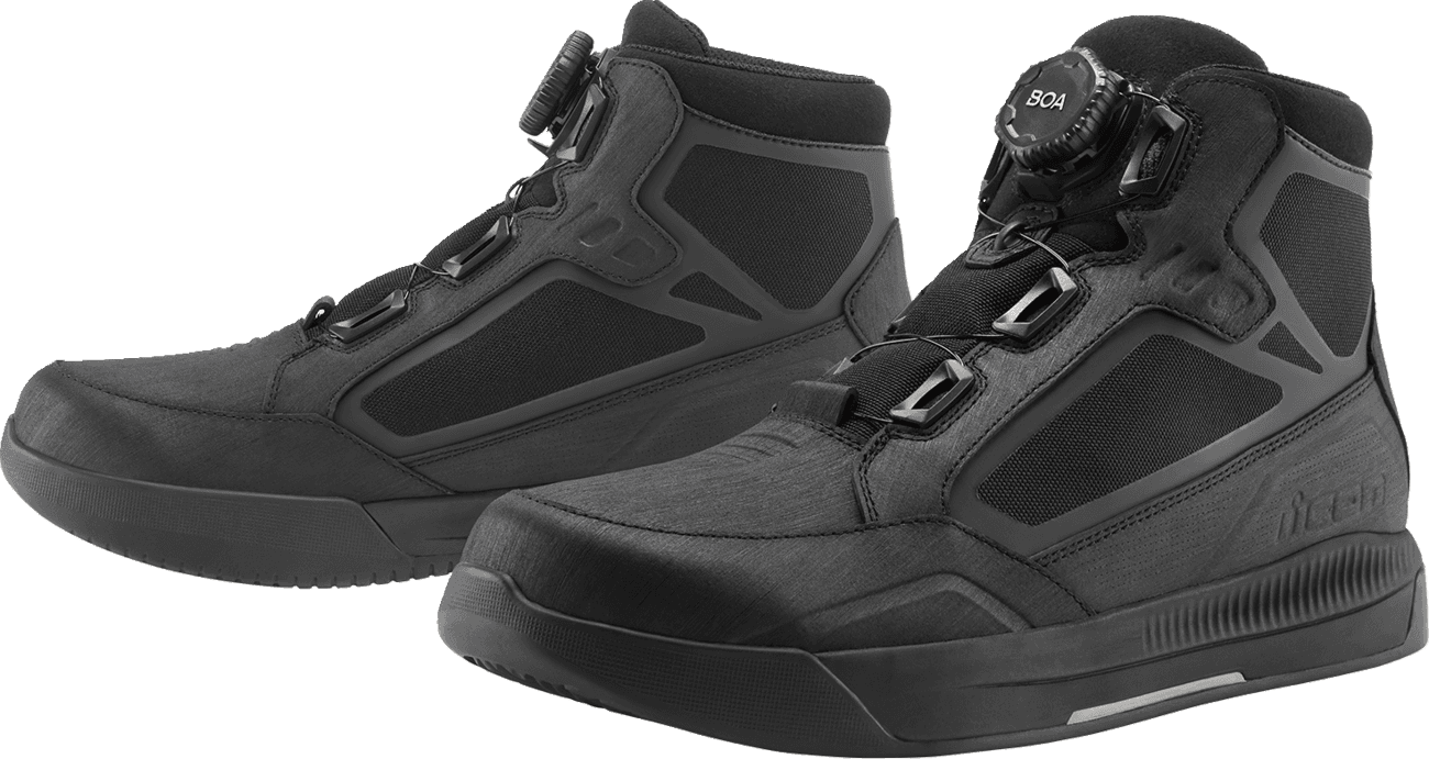ICON 3403-1287 Patrol 3™ Waterproof Boots - Black - Size 11