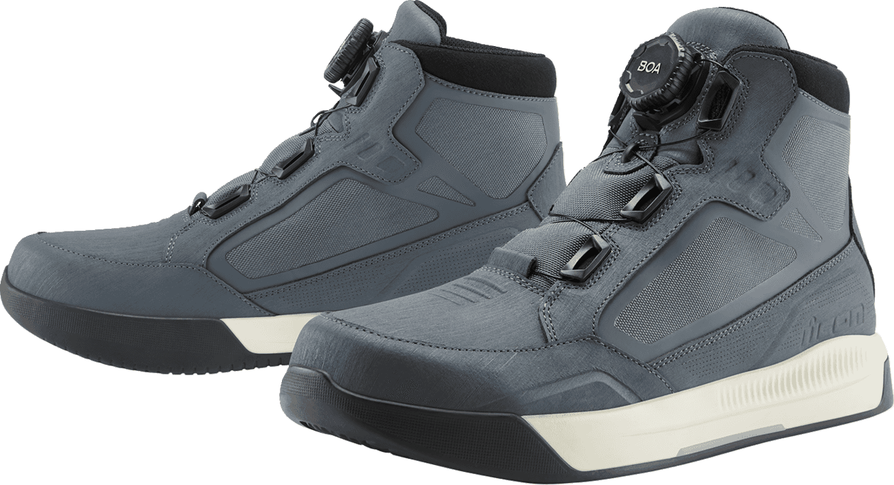 ICON 3403-1302 Patrol 3™ Waterproof Boots - Grey - Size 13