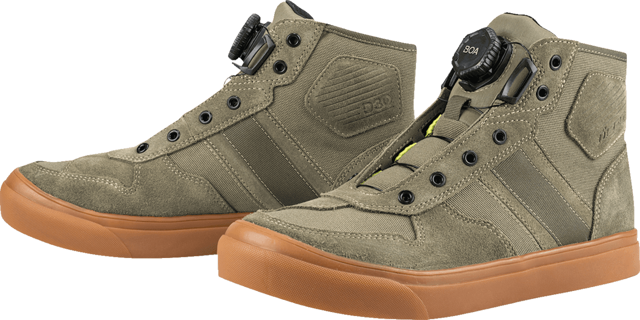ICON 3403-1472 Dog Days Boots - Olive - US 9.5