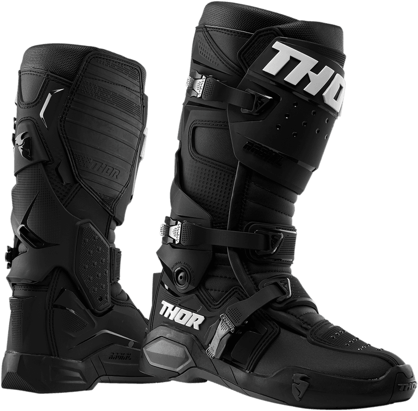 THOR 3410-2258 Radial Boots - Black - US 12 / EU 47 — image 1 of 7