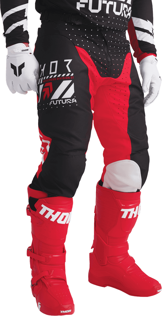 THOR 3410-2739 Radial Boots - Red - US 10 / EU 44.5 — image 8 of 10