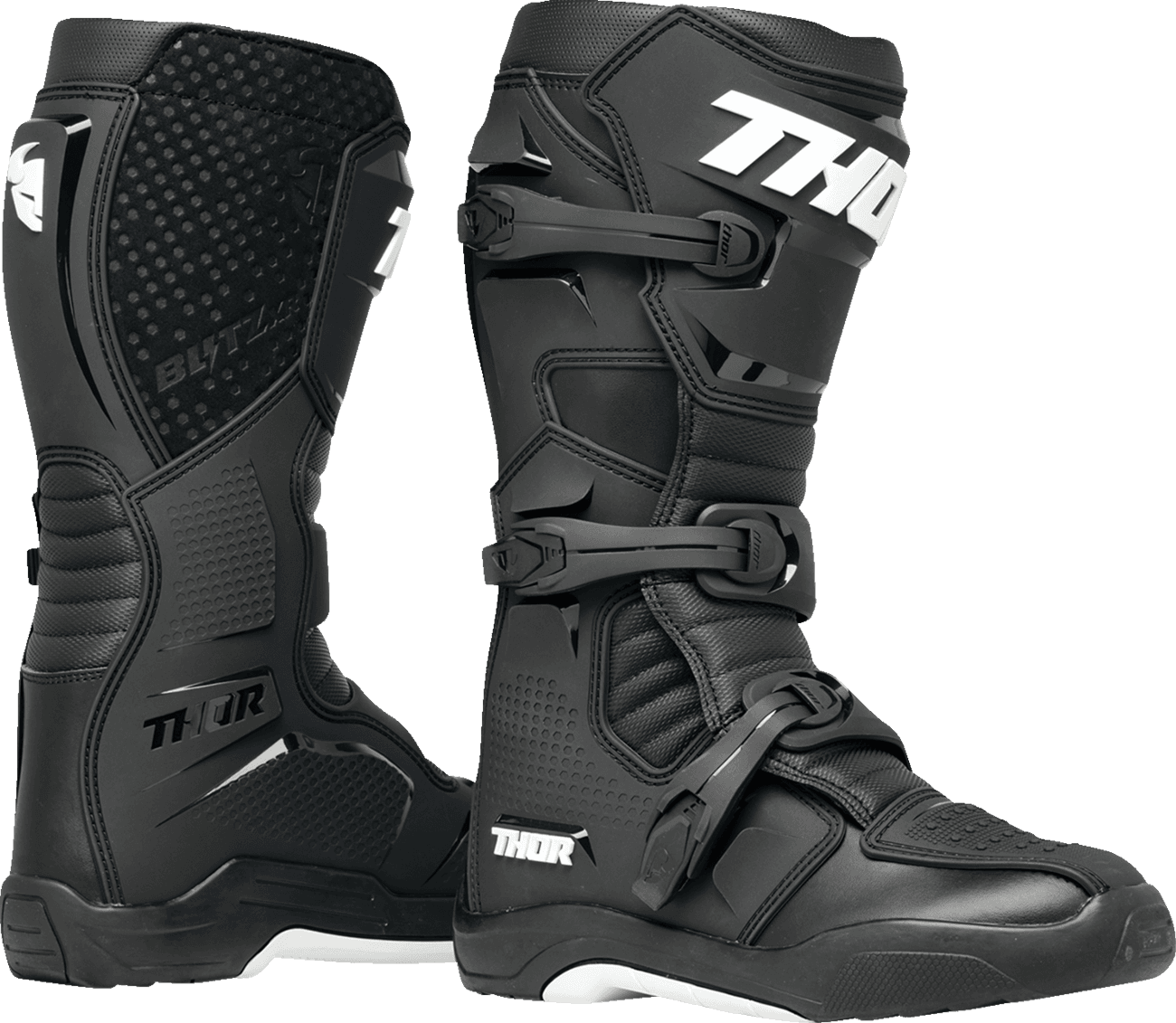 THOR 3410-3075 Blitz XR Boots - Black/White - US 9