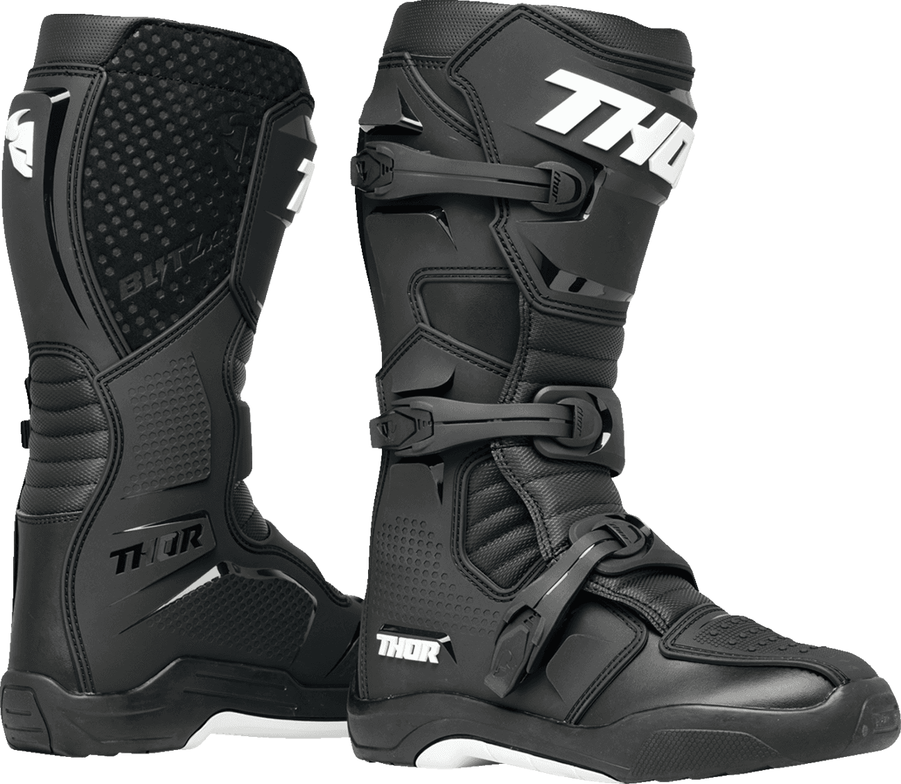 THOR 3410-3076 Blitz XR Boots - Black/White - US 10