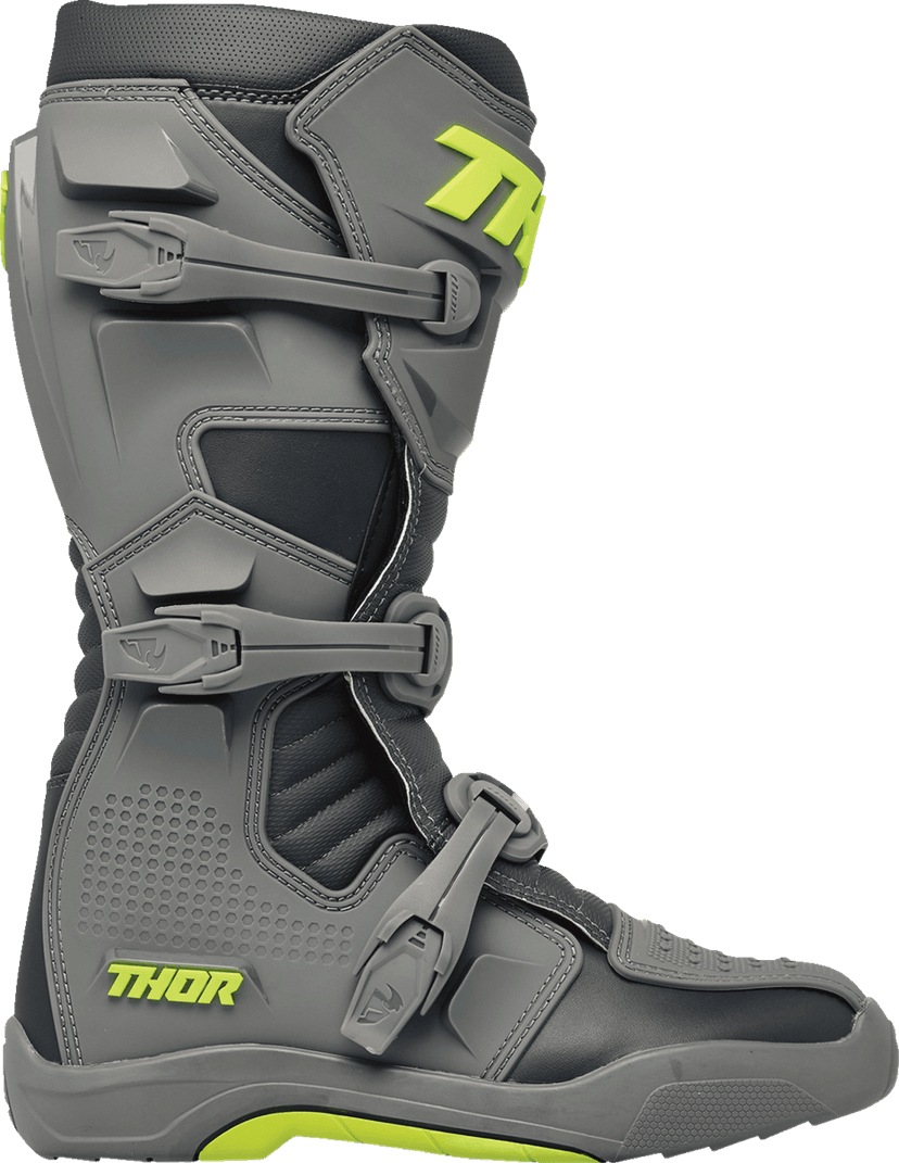 THOR 3410-3096 Blitz XR Boots - Gray/Charcoal - US 12 — image 2 of 6