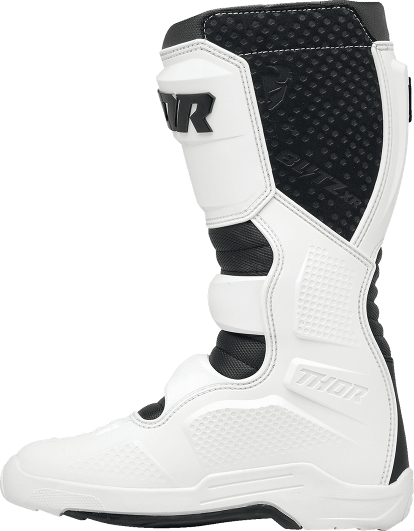 THOR 3410-3103 Blitz XR Boots - White/Black - US 10 — image 4 of 7