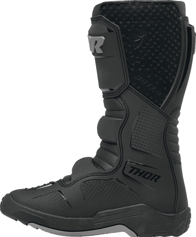 THOR 3410-3145 Women's Blitz XR Boots - Black/Gray - US 8 — image 10 of 10