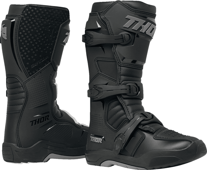 THOR 3410-3146 Women's Blitz XR Boots - Black/Gray - US 9 — image 1 of 10