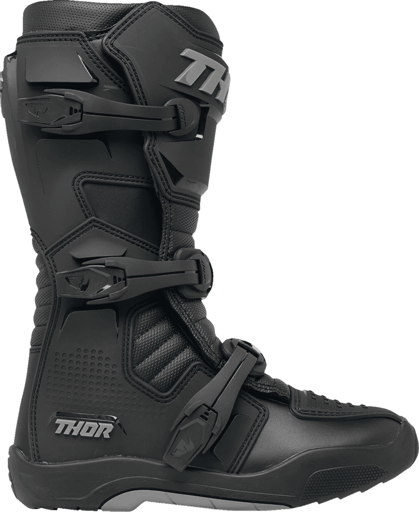 THOR 3410-3146 Women's Blitz XR Boots - Black/Gray - US 9 — image 3 of 10