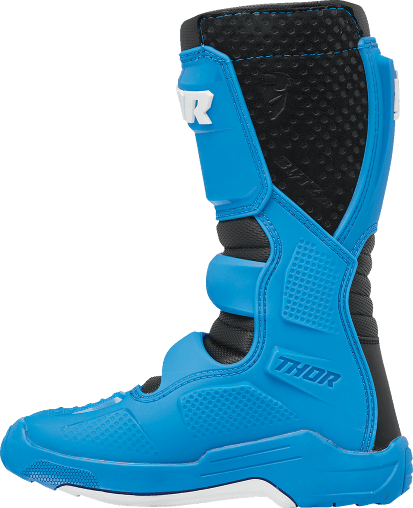 THOR 3411-0735 Youth Blitz XR Boots - Black/Blue - US 5 — image 3 of 6