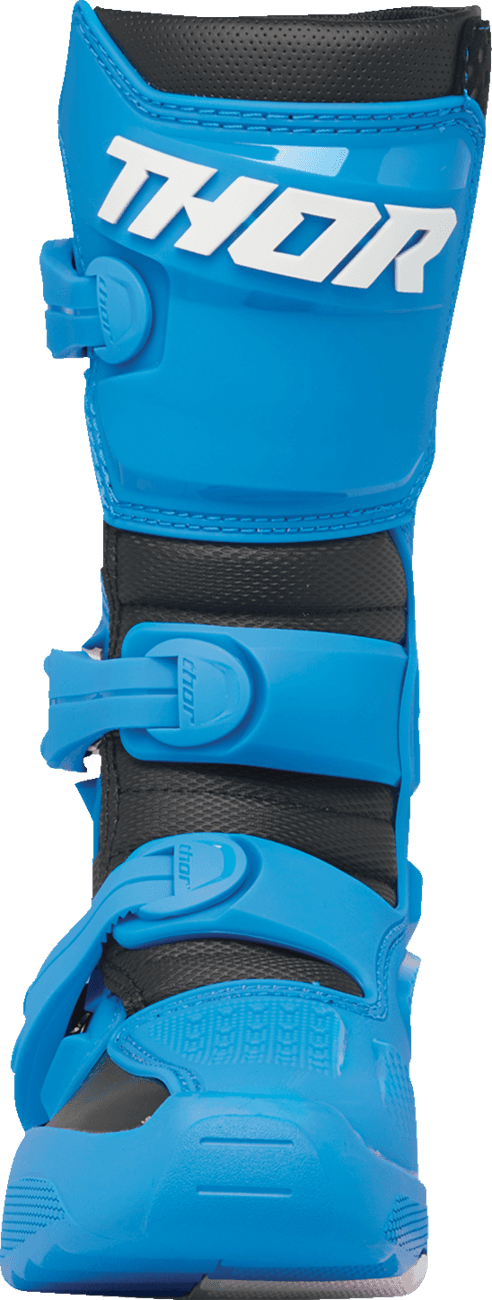 THOR 3411-0736 Youth Blitz XR Boots - Black/Blue - US 6 — image 4 of 6