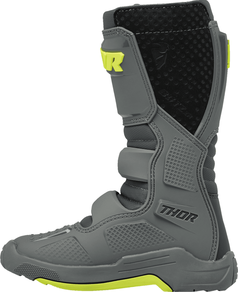 THOR 3411-0741 Youth Blitz XR Boots - Gray/Charcoal - US 4 — image 6 of 6
