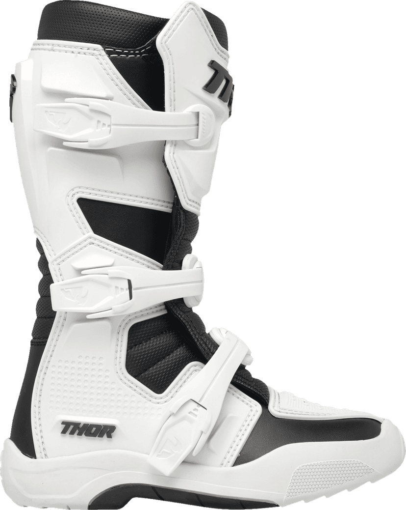 THOR 3411-0747 Youth Blitz XR Boots - White/Black - US 3 — image 3 of 8