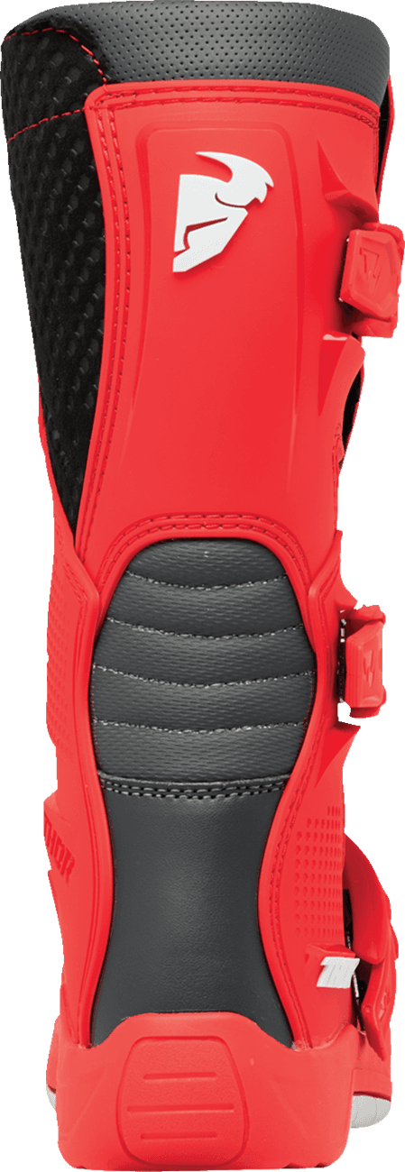 THOR 3411-0753 Youth Blitz XR Boots - Red/Charcoal - US 2 — image 3 of 6