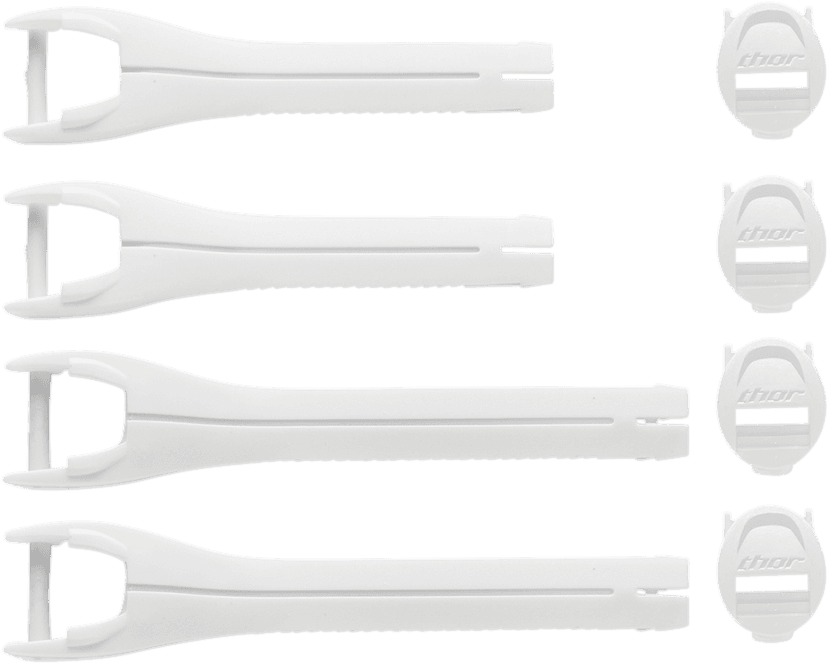 THOR 3430-0874 Blitz XP MX Boot Straps - Women's - White - Size 5-8 — image 2 of 2