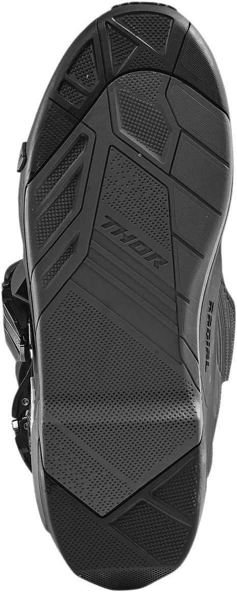 THOR 3430-0889 Radial Boots Replacement Outsoles - Black/Gray - Size 7-8 — image 2 of 3