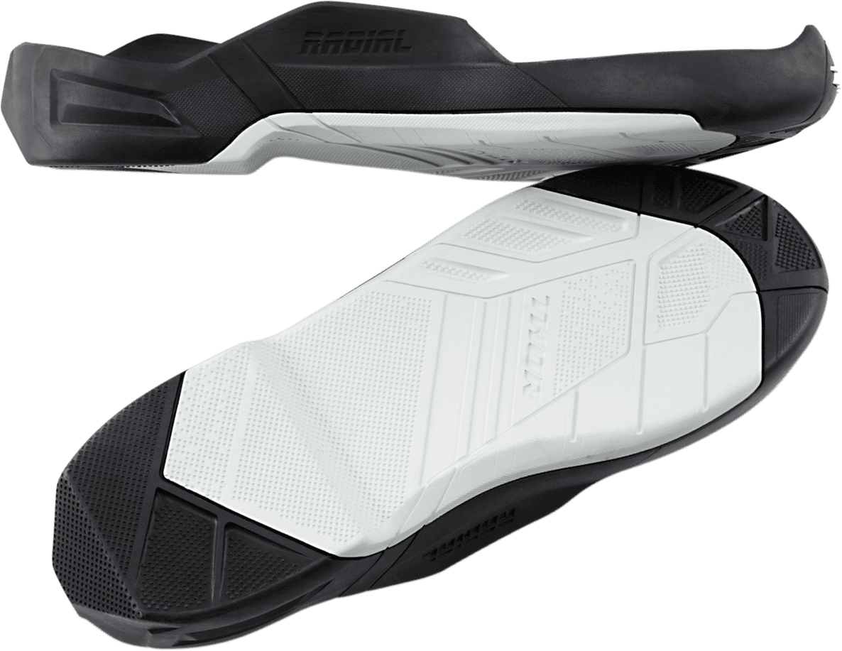 THOR 3430-0898 Radial Boots Replacement Outsoles - Black/White - Size 11