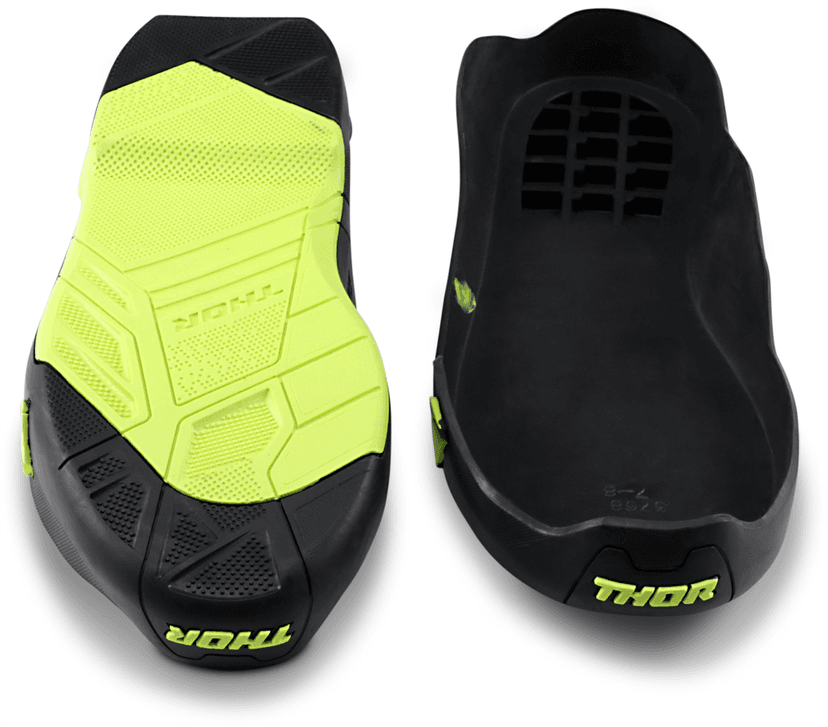 THOR 3430-0901 Radial Boots Replacement Outsoles - Black/Yellow Fluorescent - Size 7-8 — image 7 of 7