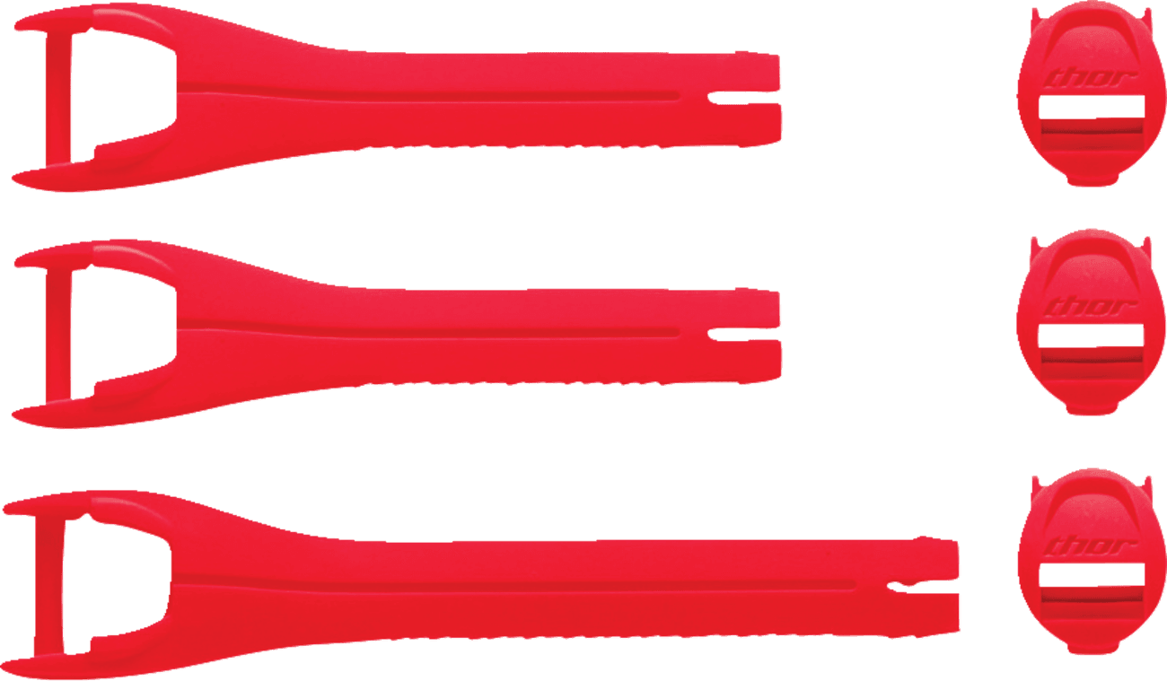THOR 3430-1039 Blitz XR Boots Strap Kit - Red