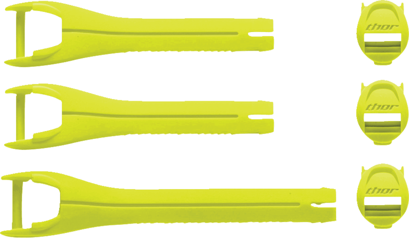 THOR 3430-1042 Youth Blitz XR Boots Strap Kit - Acid/Black