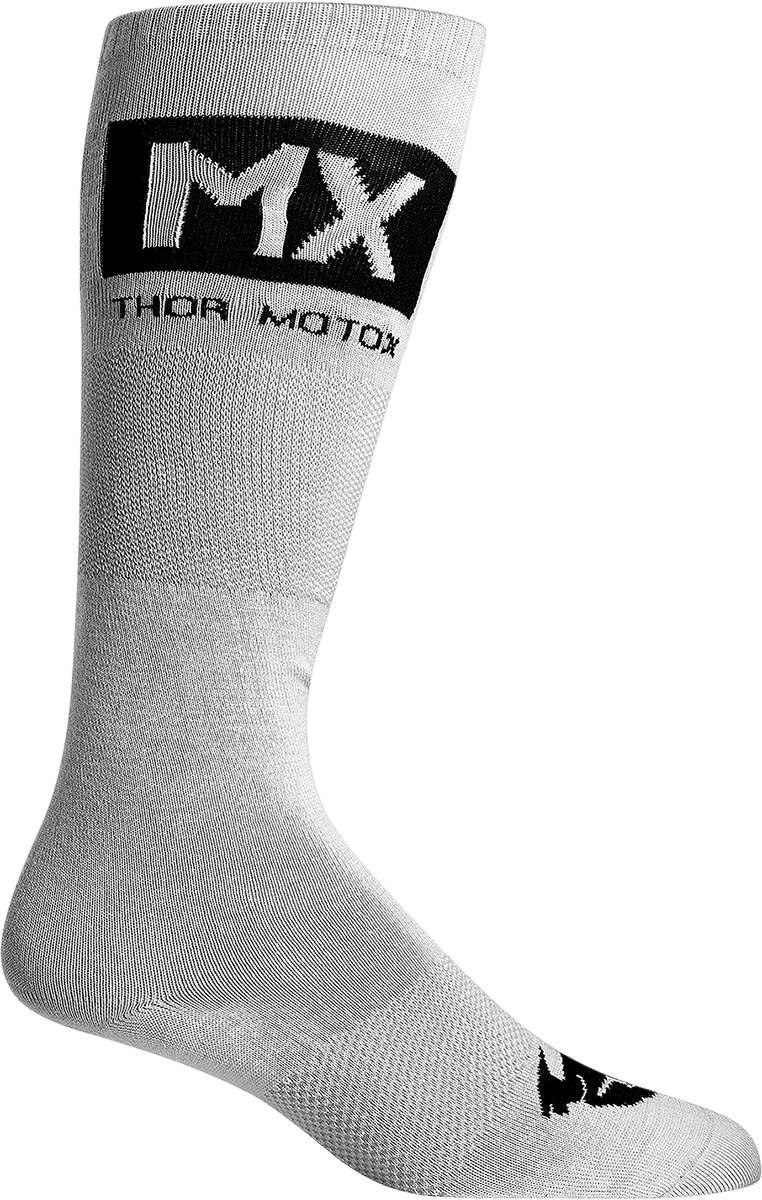 THOR 3431-0664 Youth MX Cool Socks - Gray/Black - Size 1-6