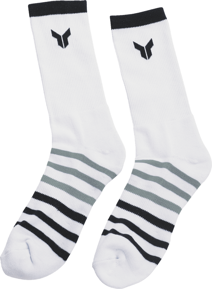 THOR 3431-0854 Crew Socks - White - Small/Medium - 3 Pack — image 2 of 3