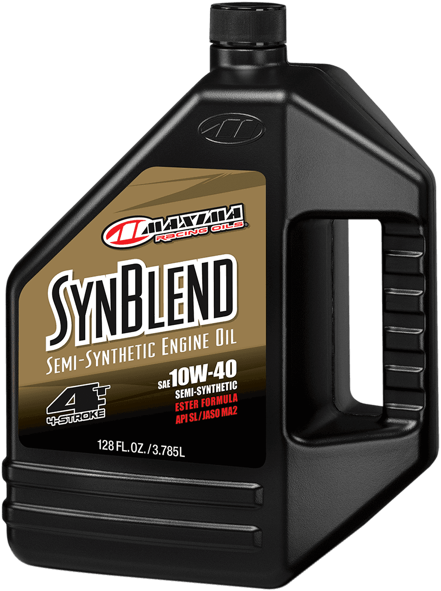 MAXIMA RACING OIL 349128B SynBlend Semi-Synthetic Oil - 10W-40 - 1 U.S. gal.