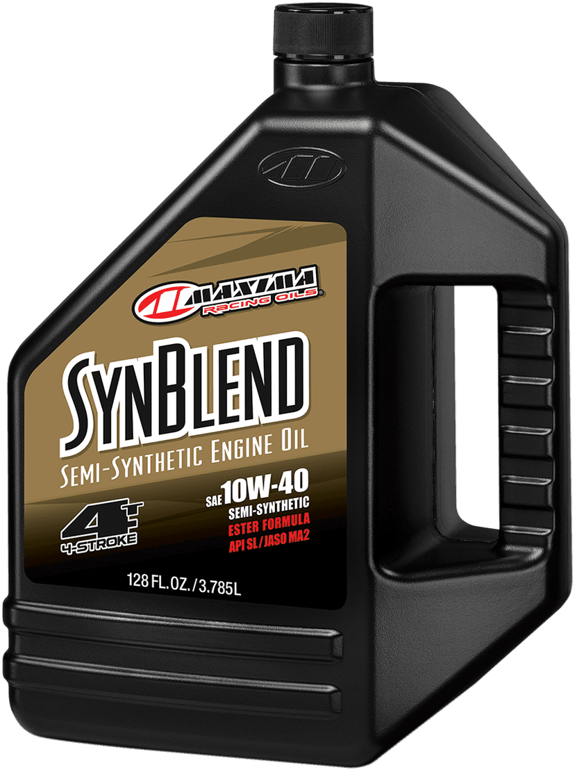 MAXIMA RACING OIL 349128B SynBlend Semi-Synthetic Oil - 10W-40 - 1 U.S. gal.