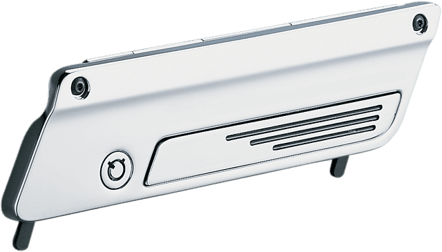 DRAG SPECIALTIES 3501-0013 Saddlebag Latch Insert - Chrome - FLT/FLH '93-'13 — image 2 of 2