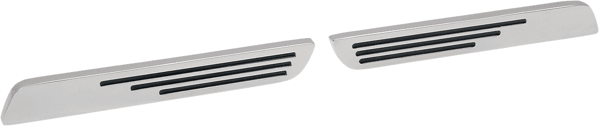 DRAG SPECIALTIES 3501-0013 Saddlebag Latch Insert - Chrome - FLT/FLH '93-'13