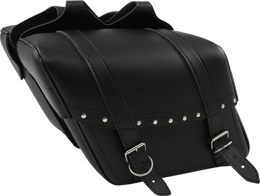 SADDLEMEN 3501-0089 Highwayman Rivet Slant-Style Saddlebags - Medium — image 1 of 2