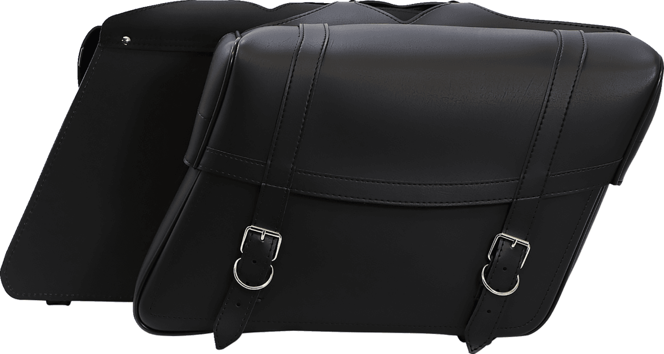SADDLEMEN 3501-0092 Highwayman Slant-style Saddlebags - Jumbo
