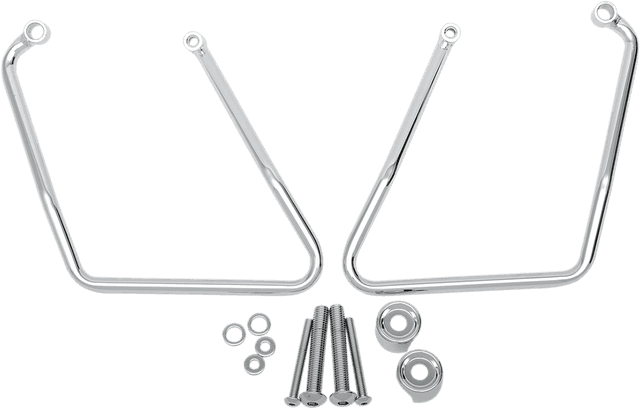 DRAG SPECIALTIES 3501-0159 Saddlebag Support - Chrome - XL '04-'22 — image 1 of 2