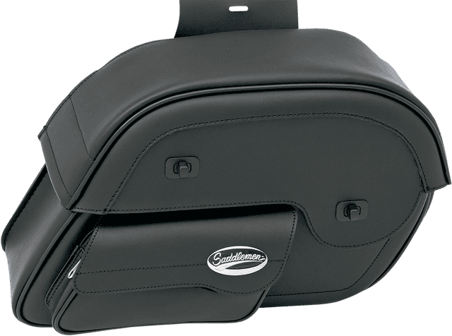 SADDLEMEN 3501-0382 Cruis'n™ Slant Face Pouch Saddlebags - Jumbo — image 1 of 5