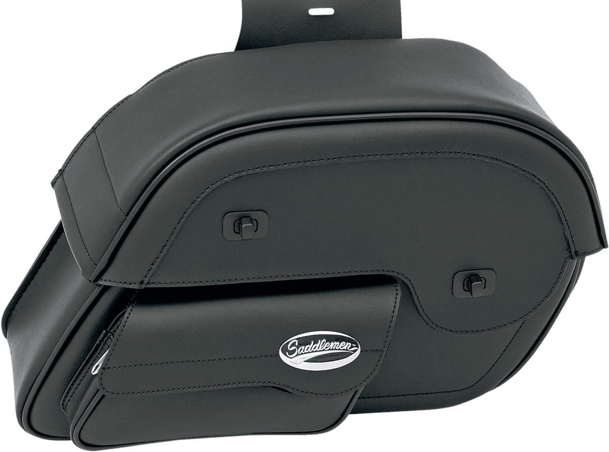 SADDLEMEN 3501-0384 Cruis'n™ Slant Face Pouch Saddlebags - Large