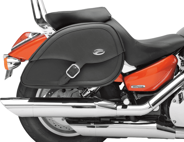 SADDLEMEN 3501-0459 Drifter Teardrop Saddlebags with Shock Cutaway — image 1 of 4