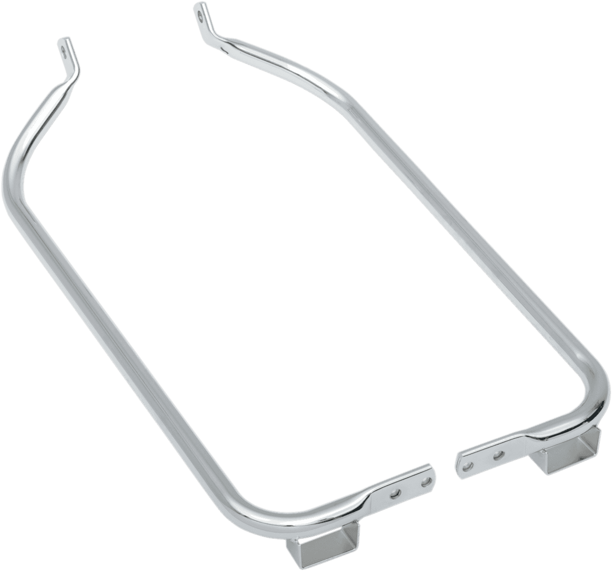 DRAG SPECIALTIES 3501-0603 Saddlebag Support Brackets - Chrome - FL '04-'08