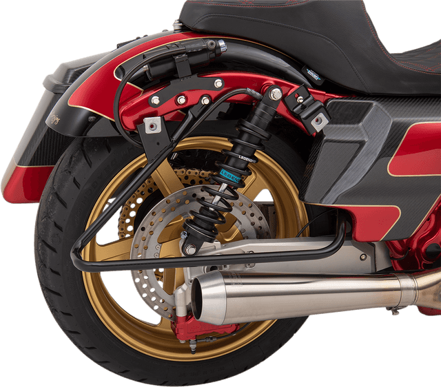 DRAG SPECIALTIES 3501-0612 Saddlebag Support Brackets - Chrome - FL '09-'13 — image 2 of 2