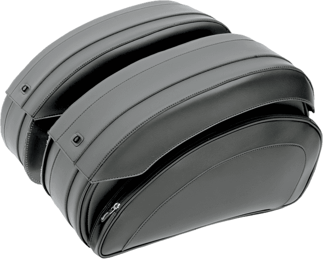 SADDLEMEN 3501-0717 Deluxe Throwover Saddlebag - Black — image 4 of 4