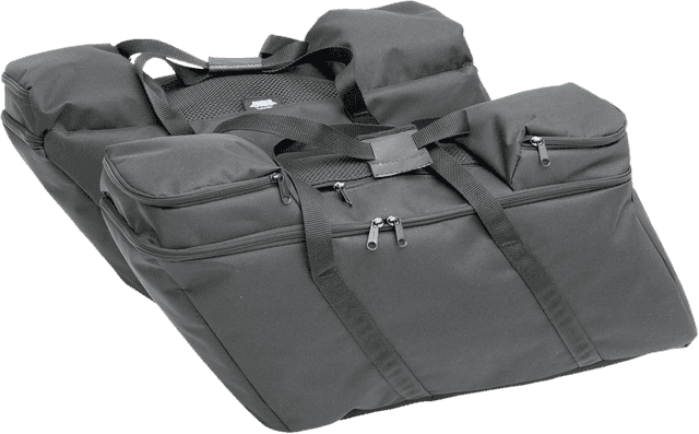 DRAG SPECIALTIES SEATS 3501-0771 Saddlebag Liners - Black - FL '93-'13 — image 1 of 6