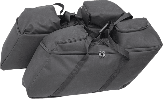 DRAG SPECIALTIES SEATS 3501-0942 Saddlebag Liners - Black - FL '14-'22 — image 1 of 4