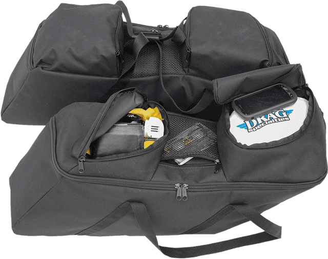 DRAG SPECIALTIES SEATS 3501-0942 Saddlebag Liners - Black - FL '14-'22 — image 2 of 4
