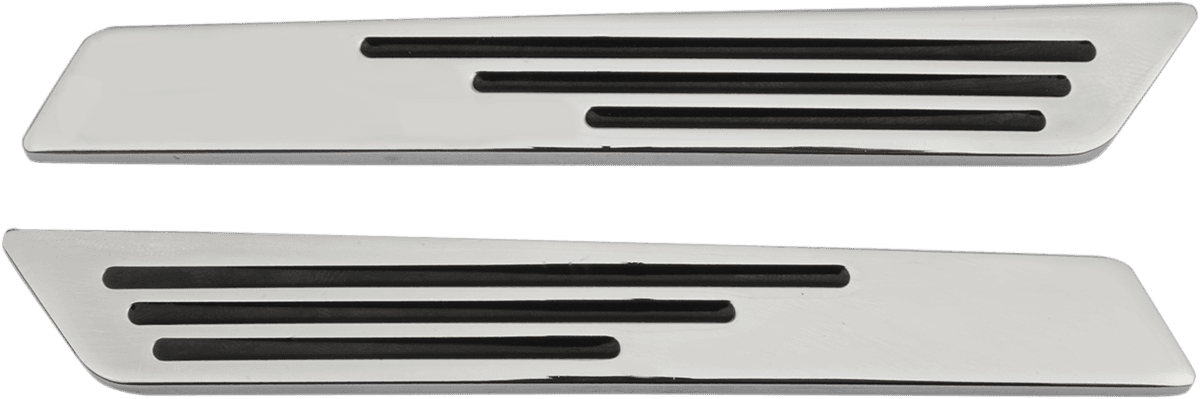 DRAG SPECIALTIES 3501-0962 Saddlebag Hinge Inserts - Chrome - FL '14-'25