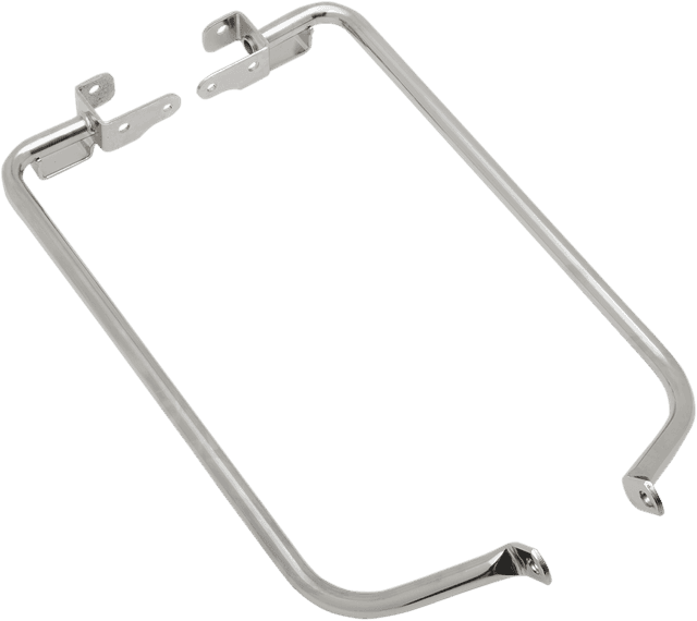 DRAG SPECIALTIES 3501-1041 Saddlebag Support Brackets - Chrome - FL '14-'26
