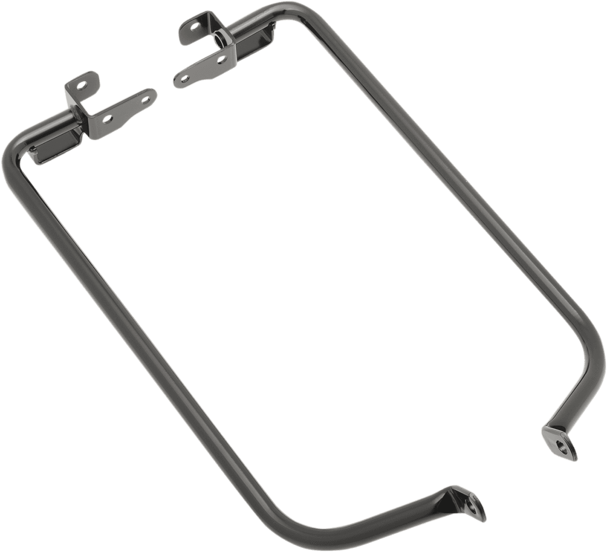 DRAG SPECIALTIES 3501-1042 Saddlebag Support Brackets - Black - FL '14-'26
