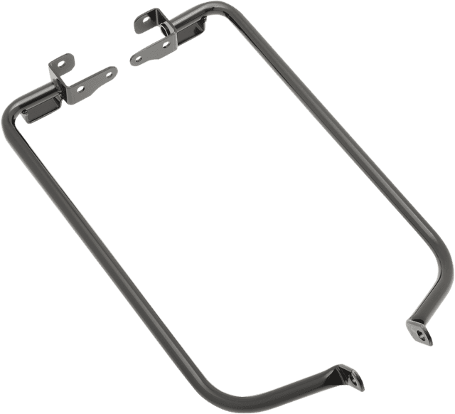 DRAG SPECIALTIES 3501-1042 Saddlebag Support Brackets - Black - FL '14-'26