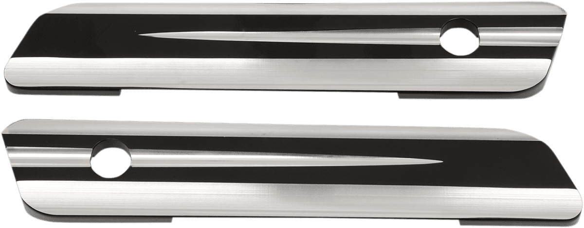 DRAG SPECIALTIES 3501-1088 Hinge Covers - Black - FL '14-'25