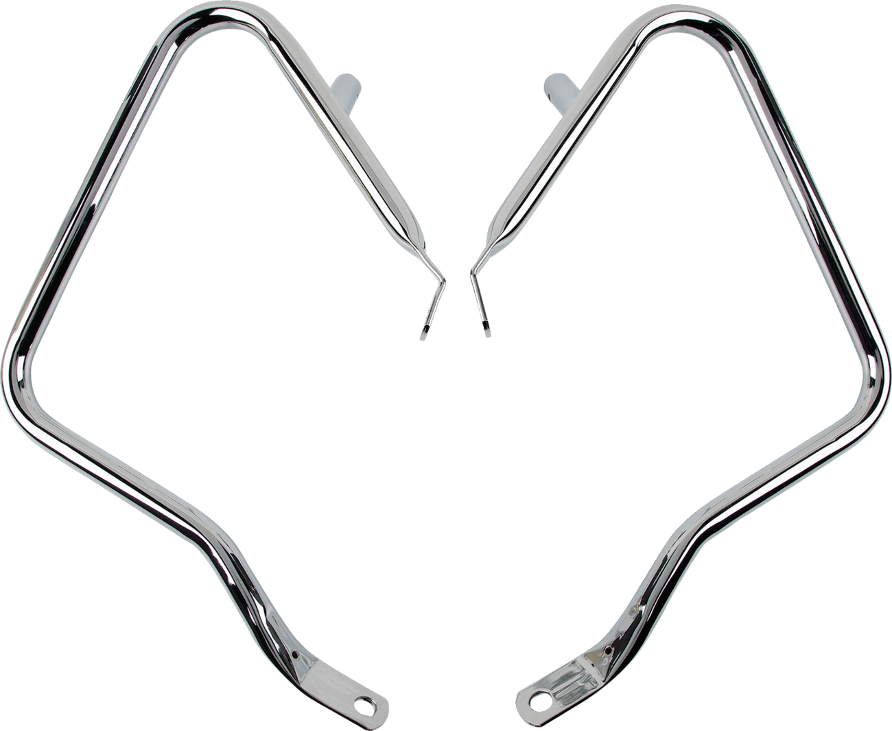 DRAG SPECIALTIES 3501-1241 Saddlebag Support Kit - Chrome - FLH/FLT '14-'25